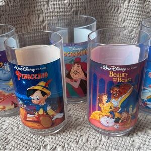 Set of 5 Disney Collector Glasses from Burger King.